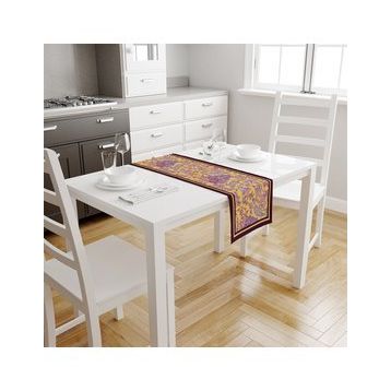 Adawall Mor Damask Desen 140x45 cm Runner