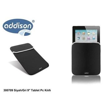 Addison 300709 Siyah Gri Tablet Kılıfı