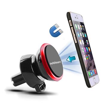 Addison ADS-118 Siyah Kırmızı Mıknatıs 360 Derece Mini Araç Telefon Tutucu