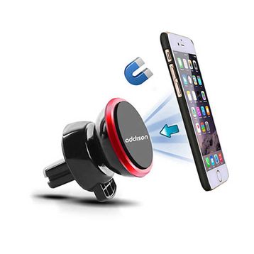 Addison ADS-118 Siyah Kırmızı Mıknatıs 360 Derece Mini Araç Telefon Tutucu