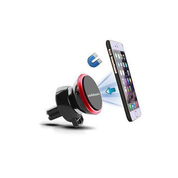 Addison ADS-118 Siyah Kırmızı Mıknatıs 360 Derece Mini Araç Telefon Tutucu