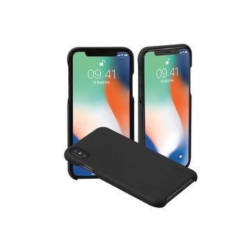 Addison IP-888 İnce İz Yapmaz Siyah Iphone X Cep Telefon Kılıfı