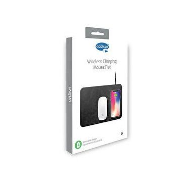 Addison WMP-15 KırmızıMouse Pad Kablosuz Telefon Şarj Edici