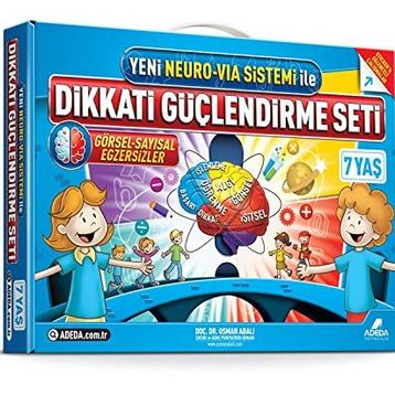 Adeda 1. Sınıf 7 Yaş Neuro Via Dikkati Güçlendirme Seti