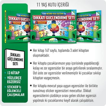 Adeda 11 Yaş Dikkati Güçlendirme Seti