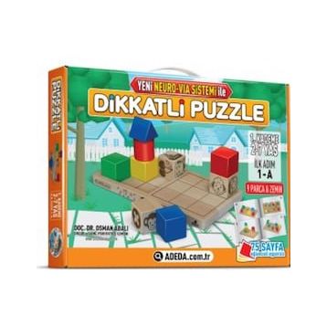 Adeda 3 Boyutlu İlk Adım Dikkatli Puzzle