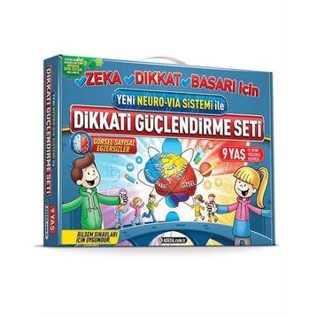 Adeda 9 Yaş Dikkati Güçlendirme Seti