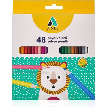 Adel 000014 48'li Kuru Boya Kalemi