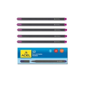 Adel 1870020 Pembe 0.4 mm Fineliner Kalem