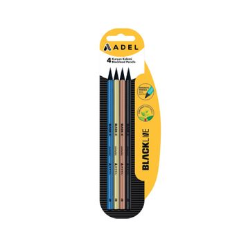 Adel 4'lü Metalik Renkler Kurşun Kalem