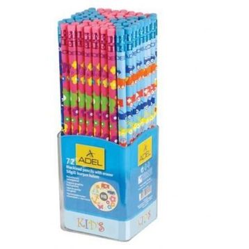 Adel ADEL.2031151001 Kids Desenli Silgili Kurşun Kalem
