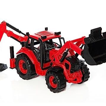 Adel Farm City Kırmızı Kazıcı Yükleyici