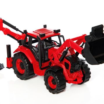 Adel Farm City Kırmızı Kazıcı Yükleyici
