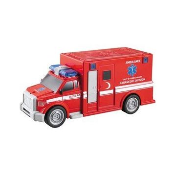 Adel Nitro Speed 1:20 Kırmızı Polis Ambulans Oyuncak Araba