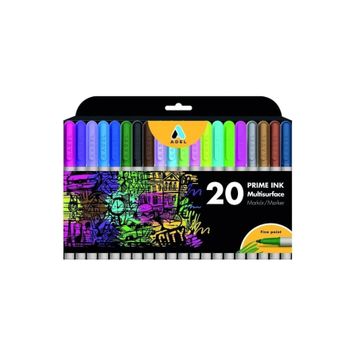 Adel Prime Ink Multisurface 20'li Karma Marker
