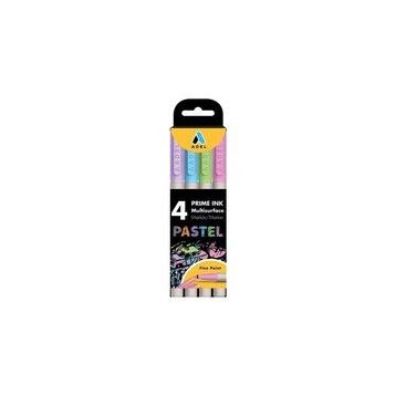 Adel Prime Ink Multisurface 4'lü Pastel Marker Kalem
