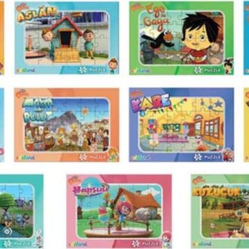Adeland 3000104 Frame Trt Çocuk 24 Parça Puzzle