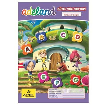 Adeland A4 40 Yaprak Kılavuz Çizgili Güzel Yazı Defteri