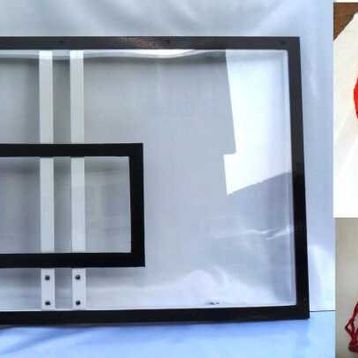Adelinspor 105x180 20 mm Akrilik Cam Hidrolik Çember Panya Seti