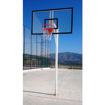 Adelinspor 105x180 cm 15 mm Cam Sabit Çember Basketbol Potası
