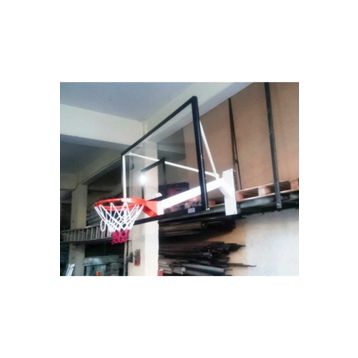 adelinspor Duvara Monte Basketbol Potası Tek Noktadan Bağlantılı 105*180 10 Mm Akrilik Cam Panya 45Cm Sabit Çember