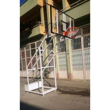 Adelinspor Gold 15 mm Cam Panya Seyyar 4 Direk Basketbol Potası
