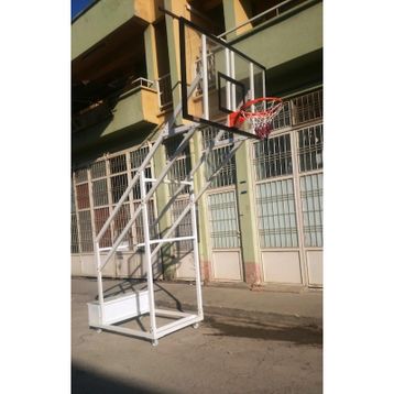 Adelinspor Gold 15 mm Cam Panya Seyyar 4 Direk Basketbol Potası