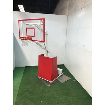 Adelinspor Seyyar Yükseklik Ayarlı 10 mm Cam Basketbol Potası
