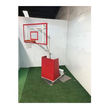 Adelinspor Seyyar Yükseklik Ayarlı 10 mm Cam Basketbol Potası