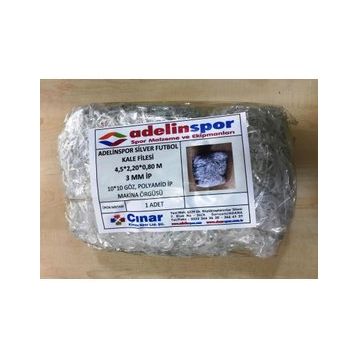 Adelinspor Silver 4,0x2,20x0,8 m Futbol Kale Filesi