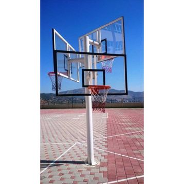 Adelinspor Üçlü Grup Kademeli Yükseklik 15 mm Cam Basketbol Potası