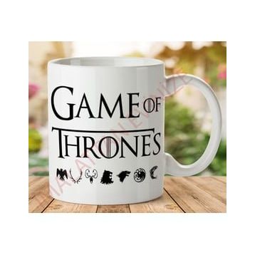 Adell A178 Game Of Thrones Baskılı Seramik Kupa Bardak