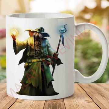 Adell A2593 Wizard Baskılı Seramik Kupa Bardak