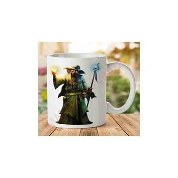 Adell A2593 Wizard Baskılı Seramik Kupa Bardak