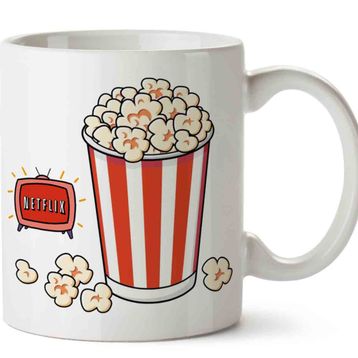 Adell Netflix Popcorn Baskılı Kupa Bardak