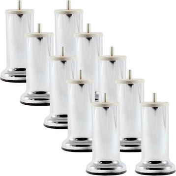 Adem Koç Krom 12 cm 10x 3/8 Kalın Diş Mobilya Ayağı