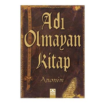 ADI OLMAYAN KITAP - ANONIM