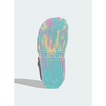 Adidas Adilette Sandal 3 JS4931 Bliss Lilac/Orange Tint/Flash Aqua Mor Unisex Çocuk Sandalet