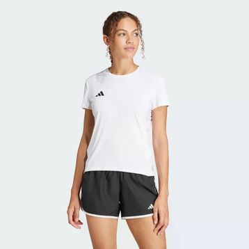 Adidas Adizero Essentials Running Beyaz Kadın T-shirt