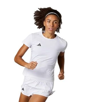Adidas Adizero Essentials Running Beyaz Kadın T-shirt