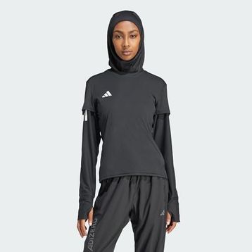 Adidas Adizero Essentials Running Siyah Kadın T-shirt