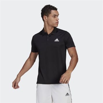 Adidas Aeroready Designed To Move Sport 3-Stripes Erkek Siyah T-shirt
