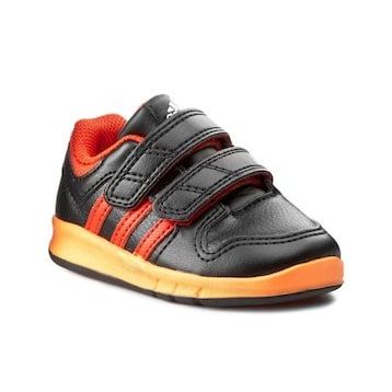 Adidas B24493 FB LK Trainer X I Siyah Turuncu Çocuk Spor Ayakkabı