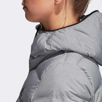Adidas CZ1385 Helionic Gri Kadın Mont