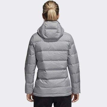 Adidas CZ1385 Helionic Gri Kadın Mont