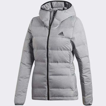 Adidas CZ1385 Helionic Gri Kadın Mont