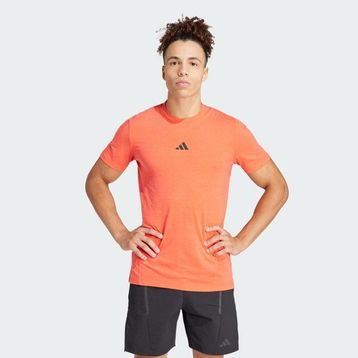 Adidas Designed For Training Turuncu Erkek T-shirt