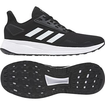 Adidas Duramo 9 BB7066 Siyah Beyaz Erkek Koşu Ayakkabısı