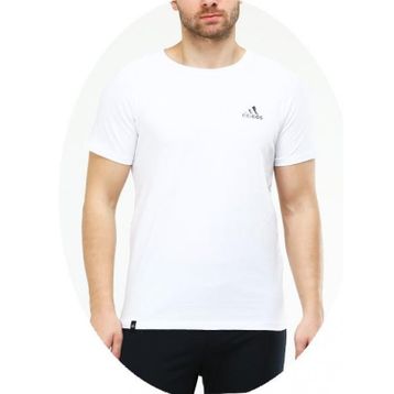 Adidas EF-3641 Beyaz Battal Pamuk Cotton Erkek T-Shirt