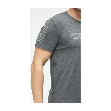 Adidas EF-3672 Gri Battal Pamuk Cotton Erkek T-Shirt